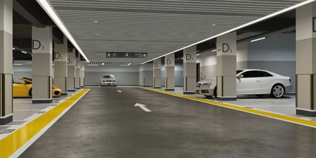 indoor parking lot indoor parking lot